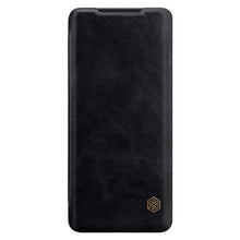 Заредете изображение във визуализатора на галерията – Nillkin Qin original leather case cover for Samsung Galaxy S20 Ultra black - TopMag
