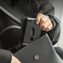 Заредете изображение във визуализатора на галерията – Ringke Super Folding Stand foldable phone holder tablet black (ACST0010) - TopMag
