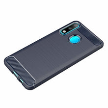 Заредете изображение във визуализатора на галерията – Carbon Case Flexible Cover TPU Case for Huawei P30 Lite blue
