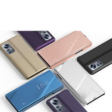 Заредете изображение във визуализатора на галерията – Clear View Case cover for Xiaomi 12 Lite cover with a flap black
