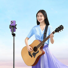 Заредете изображение във визуализатора на галерията – Selfie stick / telescopic pole with stand and Bluetooth remote control 1.5m Ugreen LP586 - black
