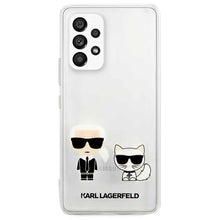 Заредете изображение във визуализатора на галерията – Оригинален гръб Karl Lagerfeld за samsung a53 (ik + choupette / transparent) - TopMag
