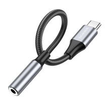Заредете изображение във визуализатора на галерията – Borofone Adapter BV16 - Type C to jack 3,5mm - black
