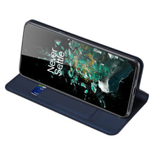 Заредете изображение във визуализатора на галерията – Dux Ducis Skin Pro Case For Motorola Moto G32 Flip Card Wallet Stand Blue
