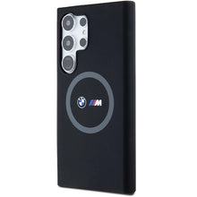Заредете изображение във визуализатора на галерията – BMW M Silicone Printed Ring MagSafe case for Samsung Galaxy S24 Ultra - black
