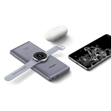 Заредете изображение във визуализатора на галерията – Samsung Powerbank 10000 mAh with wireless charging function gray (EB-U3300XJEGEU)
