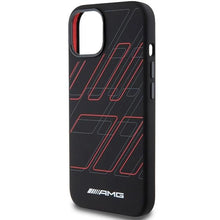 Заредете изображение във визуализатора на галерията – AMG Silicone Large Rhombuses Pattern MagSafe Case for iPhone 15/14/13 - Black
