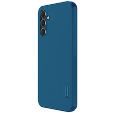 Заредете изображение във визуализатора на галерията – Nillkin Super Frosted Shield case for Samsung Galaxy A14 5G / Galaxy A14 cover + phone stand blue
