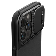 Заредете изображение във визуализатора на галерията – Spigen OPTIK ARMOR MAG MAGSAFE IPHONE 15 PRO BLACK
