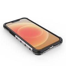 Заредете изображение във визуализатора на галерията – Honeycomb case for iPhone 14 Plus armored hybrid cover black
