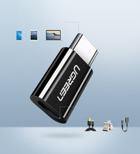 Заредете изображение във визуализатора на галерията – Ugreen adapter micro USB to USB Type C adapter white (30154) - TopMag
