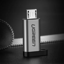 Заредете изображение във визуализатора на галерията – Ugreen adapter USB Type C to micro USB adapter gray (50590) - TopMag
