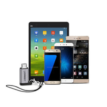 Заредете изображение във визуализатора на галерията – Ugreen adapter USB Type C to micro USB adapter gray (50590) - TopMag
