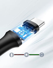 Заредете изображение във визуализатора на галерията – Ugreen cable USB - USB Type C 2 A cable 0.5m black (60115) - TopMag
