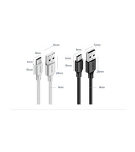 Заредете изображение във визуализатора на галерията – Ugreen cable USB - USB Type C 2 A 1m black cable (60116) - TopMag
