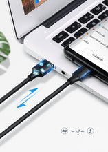 Заредете изображение във визуализатора на галерията – Ugreen cable USB - USB Type C 2 A 2m black cable (60118) - TopMag
