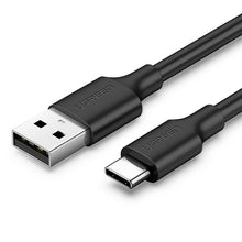 Заредете изображение във визуализатора на галерията – Ugreen cable USB - USB Type C 3A 3m black cable (60826) - TopMag
