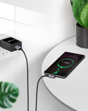Заредете изображение във визуализатора на галерията – Ugreen angle cable USB - USB Type C 1m 3A gray (50941) - TopMag
