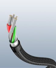 Заредете изображение във визуализатора на галерията – Ugreen angle cable USB - USB Type C 2m 3A gray (50942) - TopMag

