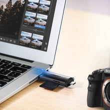 Заредете изображение във визуализатора на галерията – Ugreen SD / micro SD card reader for USB 3.0 / USB Type C 3.0 gray (50706) - TopMag

