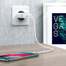 Заредете изображение във визуализатора на галерията – Ugreen cable USB Type C - Lightning MFI 1m 3A 18W white (10493) - TopMag
