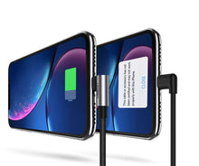 Заредете изображение във визуализатора на галерията – Ugreen angle USB cable - Lightning MFI 1m 2,4A black (60521) - TopMag
