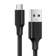Заредете изображение във визуализатора на галерията – Ugreen cable USB - micro USB 2A cable 1m black (60136) - TopMag
