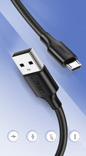 Заредете изображение във визуализатора на галерията – Ugreen cable USB - micro USB 2A 2m black cable (60138) - TopMag
