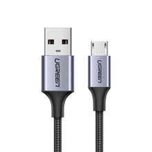 Заредете изображение във визуализатора на галерията – Ugreen cable USB - micro USB cable 0.5m gray (60145) - TopMag
