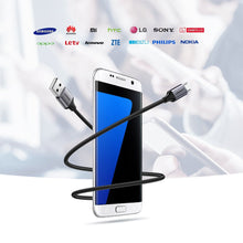 Заредете изображение във визуализатора на галерията – Ugreen cable USB - micro USB cable 0.5m gray (60145) - TopMag
