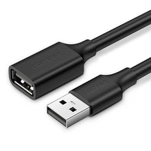 Заредете изображение във визуализатора на галерията – Ugreen cable adapter USB (female) - USB (male) 1m black (10314) - TopMag
