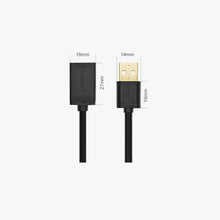 Заредете изображение във визуализатора на галерията – Ugreen cable adapter USB (female) - USB (male) 1m black (10314) - TopMag
