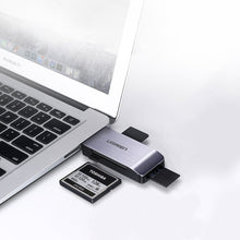 Заредете изображение във визуализатора на галерията – Ugreen SD / micro SD / CF / MS card reader for USB 3.0 gray (50541) - TopMag
