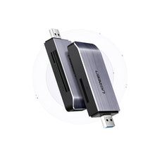 Заредете изображение във визуализатора на галерията – Ugreen SD / micro SD / CF / MS card reader for USB 3.0 gray (50541) - TopMag
