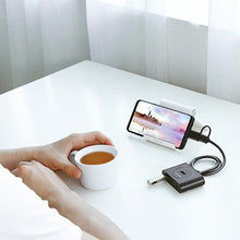 Заредете изображение във визуализатора на галерията – Ugreen HUB splitter 4x USB 3.2 Gen 1 (0.5 m cable) black (20290) - TopMag
