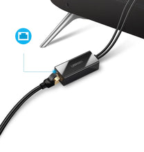 Заредете изображение във визуализатора на галерията – Ugreen external micro USB 100Mbps network adapter for Chromecast 1m black (30985) - TopMag
