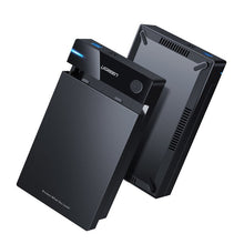 Заредете изображение във визуализатора на галерията – Ugreen HDD bay SATA 3.5 '' HDD enclosure USB 3.0 black (50422) - TopMag
