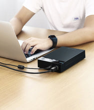 Заредете изображение във визуализатора на галерията – Ugreen HDD bay SATA 3.5 '' HDD enclosure USB 3.0 black (50422) - TopMag
