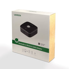 Заредете изображение във визуализатора на галерията – Ugreen adapter receiver Bluetooth 5.1 aptX 2RCA / 3.5mm mini jack black (40759) - TopMag
