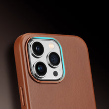 Заредете изображение във визуализатора на галерията – Dux Ducis Naples case for iPhone 14 Pro Max magnetic leather case MagSafe brown
