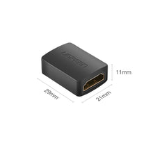 Заредете изображение във визуализатора на галерията – Ugreen adapter coupler HDMI connector black (20107) - TopMag
