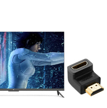Заредете изображение във визуализатора на галерията – Ugreen adapter right angle connector HDMI bottom black (20109) - TopMag
