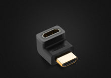 Заредете изображение във визуализатора на галерията – Ugreen adapter right angle connector HDMI bottom black (20109) - TopMag
