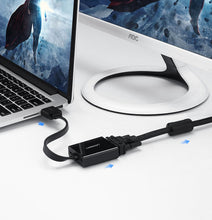 Заредете изображение във визуализатора на галерията – Ugreen adapter HDMI - VGA micro USB / audio 3.5 mm mini jack black (40248) - TopMag
