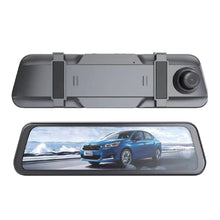Заредете изображение във визуализатора на галерията – DVR911 car video recorder in the mirror Full HD G-sensor with reversing camera - gray
