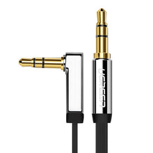 Заредете изображение във визуализатора на галерията – Ugreen flat cable AUX audio cable 3.5 mm mini jack 3m silver (10728) - TopMag
