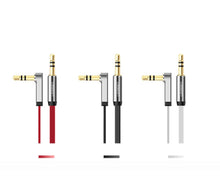 Заредете изображение във визуализатора на галерията – Ugreen flat cable AUX audio cable 3.5 mm mini jack 3m silver (10728) - TopMag
