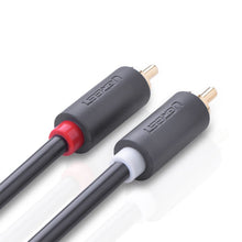 Заредете изображение във визуализатора на галерията – Ugreen cable stereo audio video 2 RCA 2x Cinch 5m gray (10520) - TopMag
