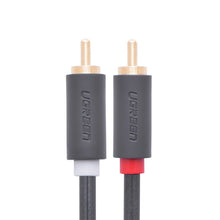 Заредете изображение във визуализатора на галерията – Ugreen cable stereo audio video 2 RCA 2x Cinch 5m gray (10520) - TopMag
