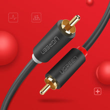 Заредете изображение във визуализатора на галерията – Ugreen cable stereo audio video 2 RCA 2x Cinch 5m gray (10520) - TopMag
